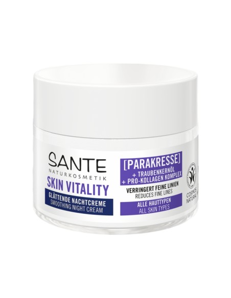 Crema noche alisadora Skin vitality Sante