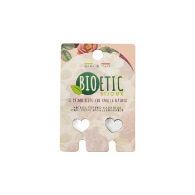 Pendientes corazón plata Bioetic Bijoux