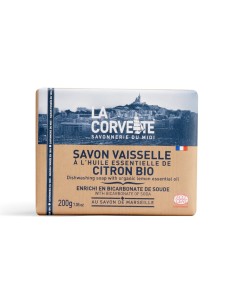 Jabón sólido lavaplatos bicarbonato & limón La Corvette
