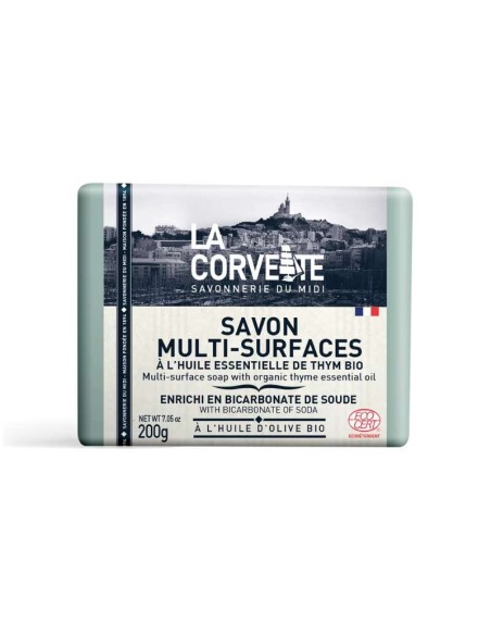 Jabón sólido multisuperficies Aceite  tomillo Bio La Corvette