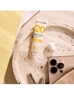 Bálsamo labial solar SPF20 Acorelle para labios. NaturaBIO Cosmetics 2
