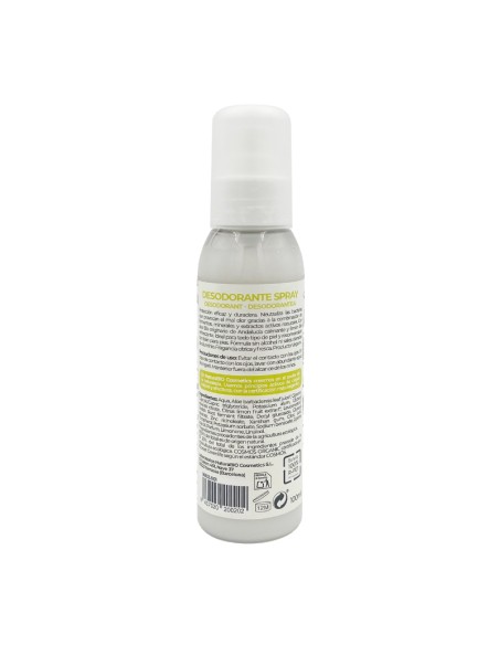 Desodorante natural spray frescor natural NaturaBIO Cosmetics