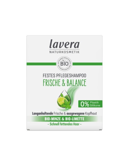 Champú sólido equilibra y refresca lavera