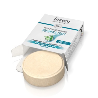 Champú sólido volumen y fuerza lavera