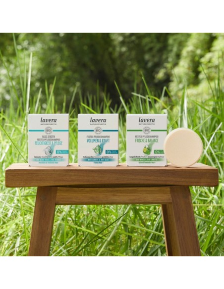 Xampú sòlid volum i força lavera