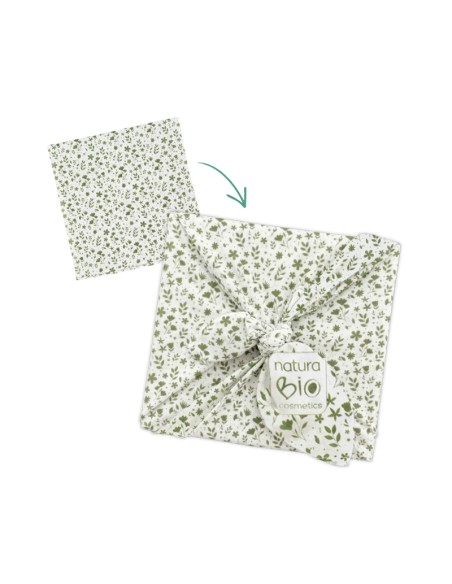 Ritual corporal Reductor NaturaBIO Cosmetics REGAL raspall i furoshiki