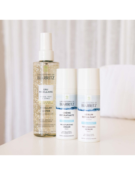 Bodegón Sérum facial rellenador  Hydra Protect+ Laboratoires de Biarritz