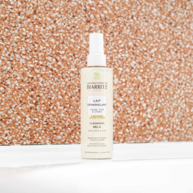 Leche desmaquillante natural cara ojos y labios Laboratoires de Biarritz