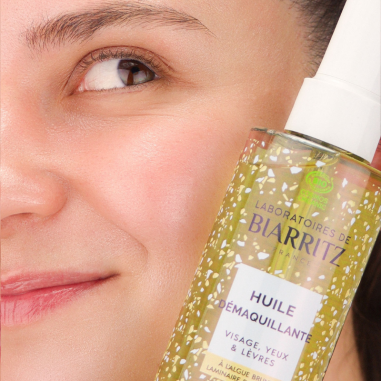 Aceite facial desmaquillante cara, ojos y labios Laboratoires de Biarritz