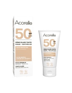 Crema facial color light SPF 50 Acorelle