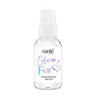 Spray fijador maquillaje brillo hidratante Santé