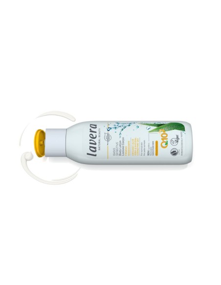 Loció corporal reafirmant Q10 Basis Sensitive lavera