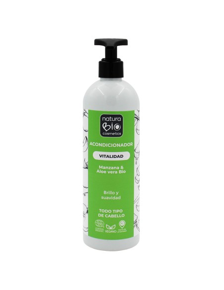 Acondicionador Vitalidad aloe & manzana Bio 500ml NaturaBIO Cosmetics