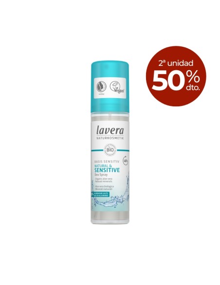 Desodorant natural spray 48h Basis Sensitiv lavera