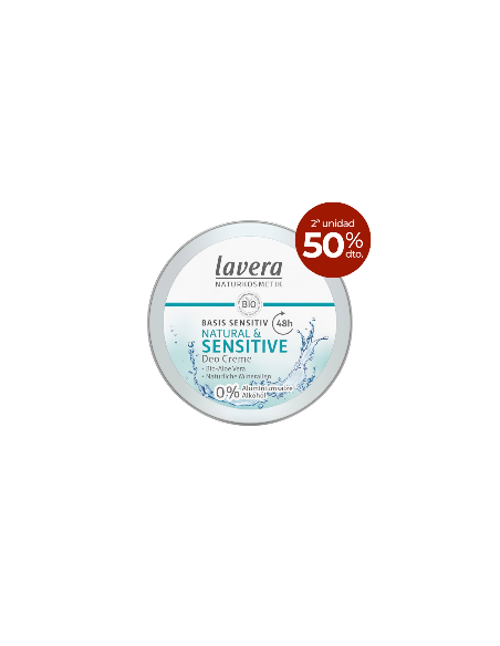 Desodorante natural crema 48h Basis Sensitive lavera