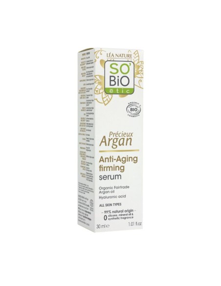Sèrum reafirmant antiedat àcid hialurònic & argan Bio SO'BiO étic