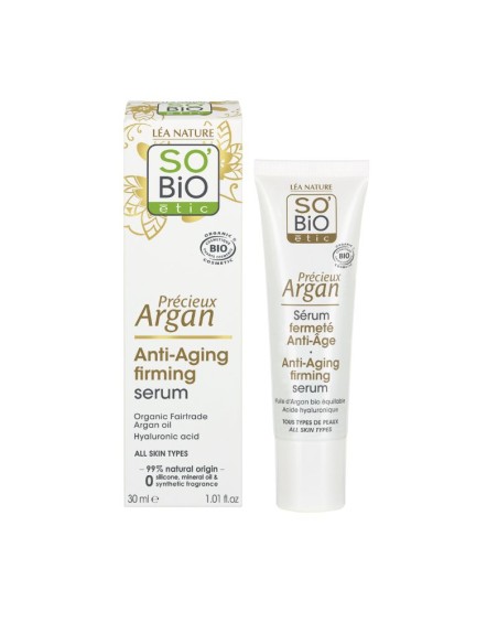 Sèrum reafirmant antiedat àcid hialurònic & argan Bio SO'BiO étic