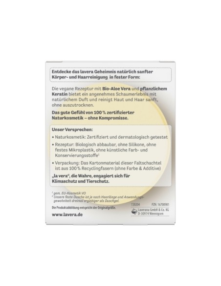 Gel dutxa & xampú sòlid 2 en 1 Hidratant Basis Sensitiv