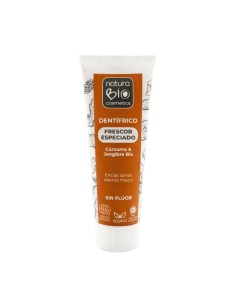 Pasta de dents Frescor especiat cúrcuma gingebre NaturaBIO Cosmetics