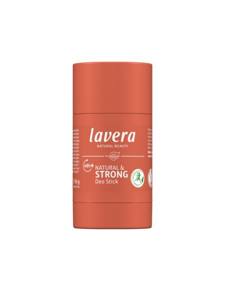 Desodorante stick 48h + Strong & natural lavera