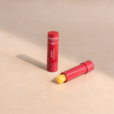 Bálsamo labial Reparador aceite de argan & granada BIO lavera