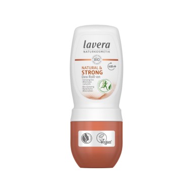 Desodorante Roll-On 48h+ Strong & Natural lavera