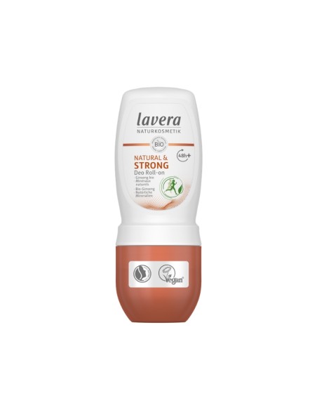 Desodorante Roll-On 48h+ Strong & Natural lavera