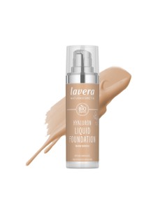 Maquillaje fluido hyaluron 03 warm nude lavera