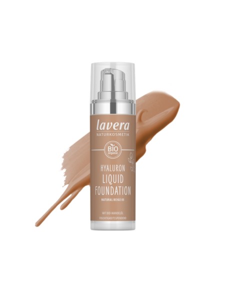 Maquillatge fluid hyaluron 05 natural beige lavera
