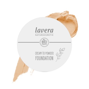 Maquillaje natural en crema polvo 01 Light lavera