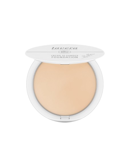Maquillaje natural en crema polvo 01 Light lavera