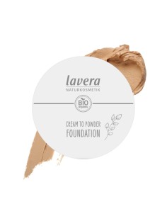 Maquillaje natural en crema polvo 02 Tanned lavera