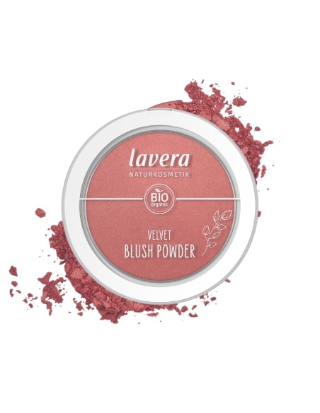 Colorete natural en polvo Velvet 02 Pink orchid lavera