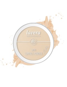 Maquillaje natural en polvo Satin 02 Medium lavera