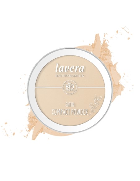 Maquillatge natural en pols Satin 02 Medium lavera