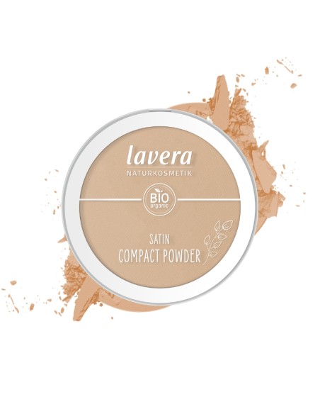 Maquillatge natural en pols Satin 03 Tanned lavera