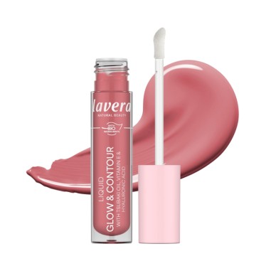 Colorete líquido Glow & Contour Edición limitada Summer of Glow de lavera