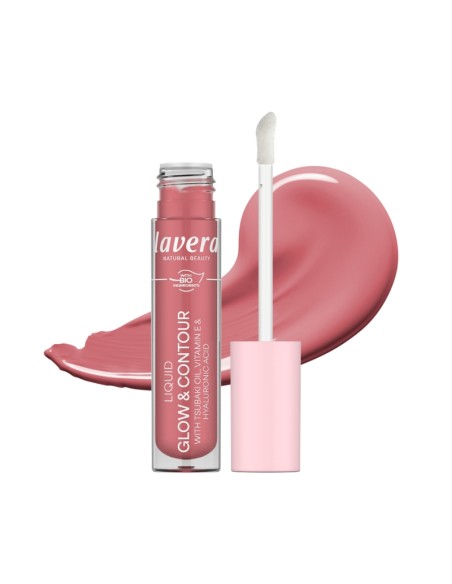 Colorete líquido Glow & Contour Edición limitada Summer of Glow de lavera