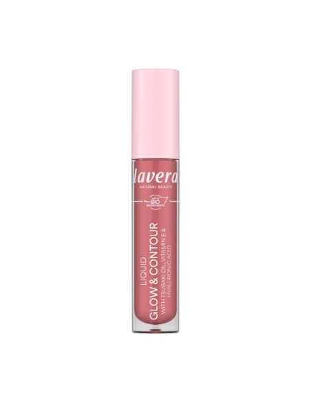 Colorete líquido Glow & Contour Edición limitada Summer of Glow de lavera