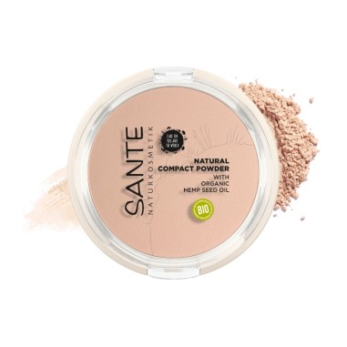 Maquillaje compacto 01 cool ivory Santé