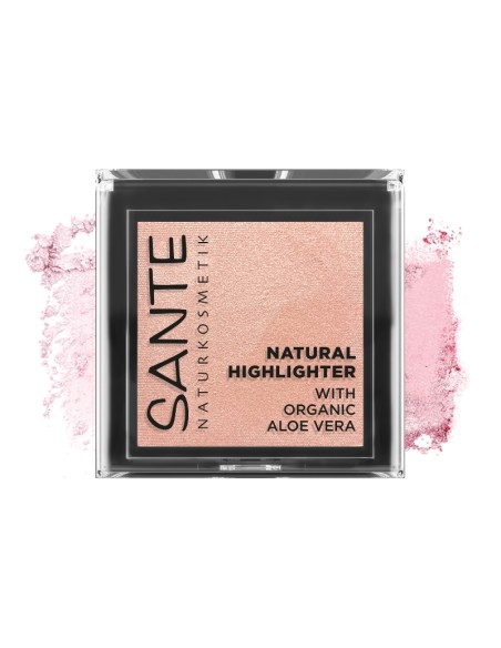 Il·luminador natural 02 glowy rose Sante