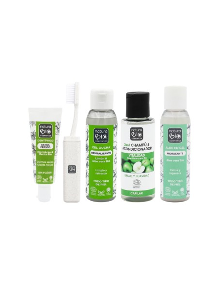 Necesser de viatge NaturaBIO Cosmetics Regal de raspall plegable i necesser
