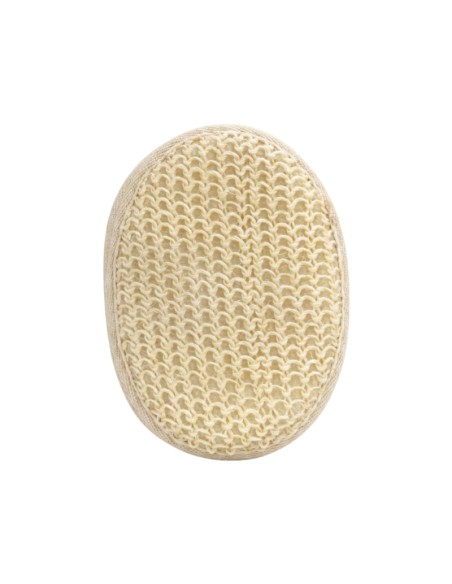 La Manopla Ovalada Sisal Y Algodón NaturaBIO Cosmetics es ideal para exfoliar tu piel.