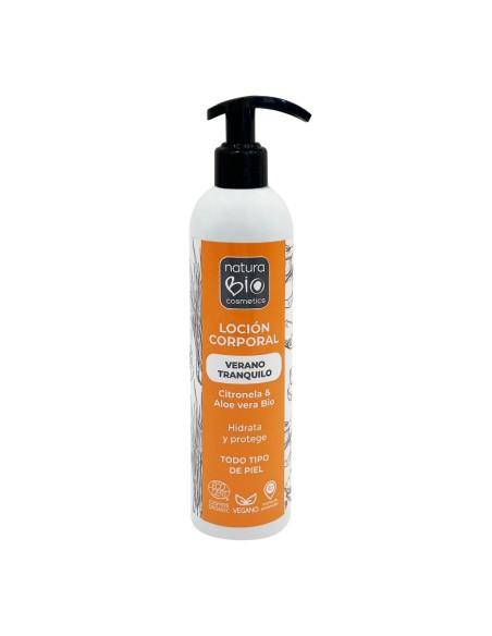 Loción corporal Verano Tranquilo con citronela NaturaBIO Cosmetics