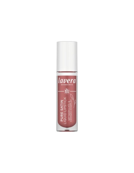 Pintalabios líquido Pure satin 02 Nude petal lavera