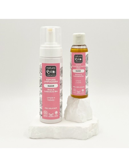 Aceite desmaquillante ojos suave Ricino y caléndula Bio NaturaBIO Cosmetics