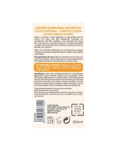 Loción corporal Nutritiva con avena Bio 500ml NaturaBIO Cosmetics 2