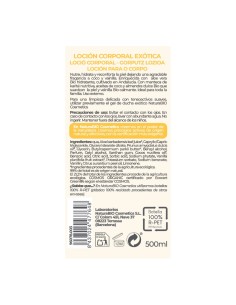 Loción corporal exótica vainilla & coco Bio 500ml NaturaBIO Cosmetics 2