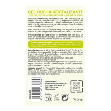 Gel de dutxa Revitalitzant amb aloe...