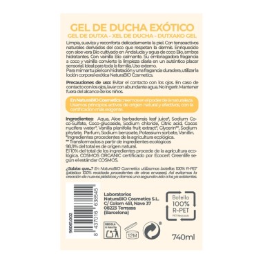 Gel de dutxa Exòtic vainilla i coco...